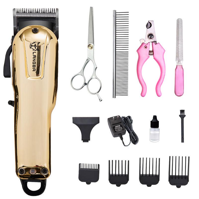 Amazon dog shaver cross-border large dog high-power shaved hair buffer haircut Poke electric push shear - Image #1